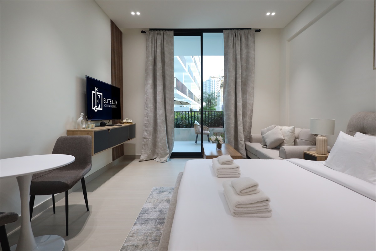 Stylish JVC Studio at Binghatti Aurora, Dubai